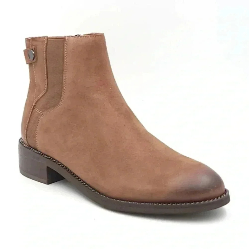 Franco Sarto Brandy Leather Ankle Boots